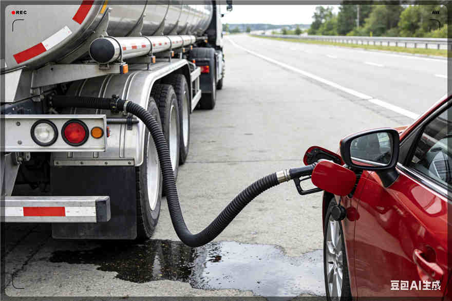 昆都仑区汽车救援送水案例